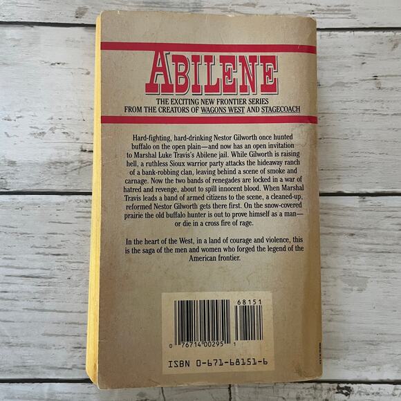 Abilene Series # 9 The Tracker by Justin Ladd Vintage Western Book - Picture 5 of 5